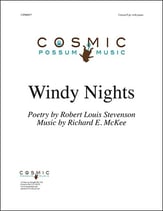 Windy Nights Unison/Two-Part choral sheet music cover